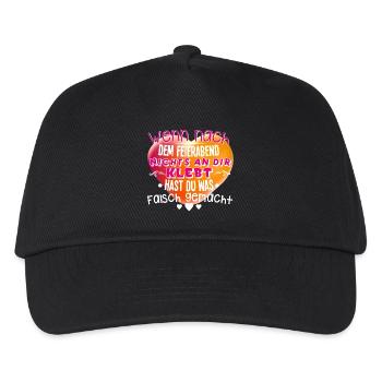 Erzieherin - Kinder Basecap - Schwarz - Vorne