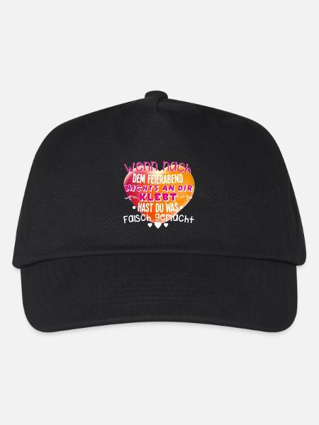 Erzieherin - Kinder Basecap - Schwarz