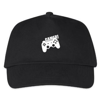 Gamer Games Console Video Games PC Controller - Kinder Basecap - Schwarz - Vorne