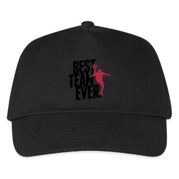 Best team ever - football - soccer soccer game - Kids’ Baseball Cap - black - Front