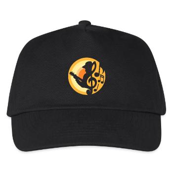 Guitar Player - Kids’ Baseball Cap - black - Front