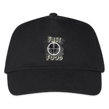Hunters hunting - Kids’ Baseball Cap - black - Front