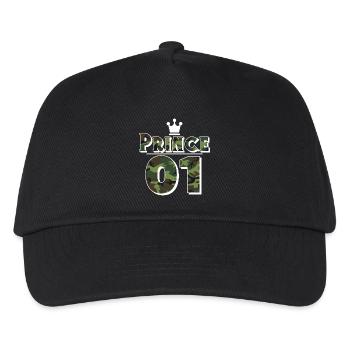 prince - Casquette de baseball Enfant - noir - Devant