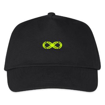 Icône de signe symbole infini - Casquette de baseball Enfant - noir - Devant
