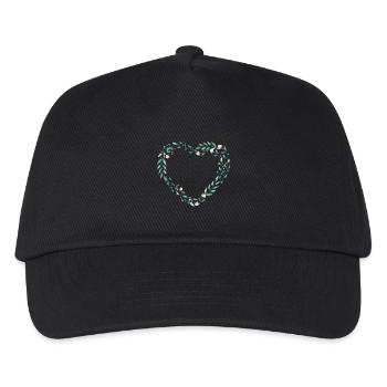 flora__bride - Casquette de baseball Enfant - noir - Devant