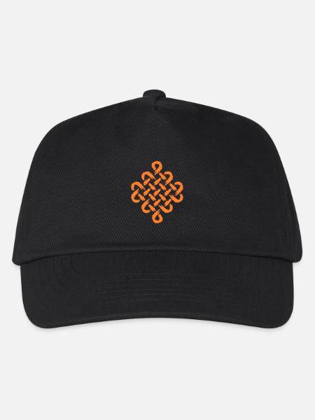 Unendlich Symbol Keltisches Symbol - Kinder Basecap - Schwarz