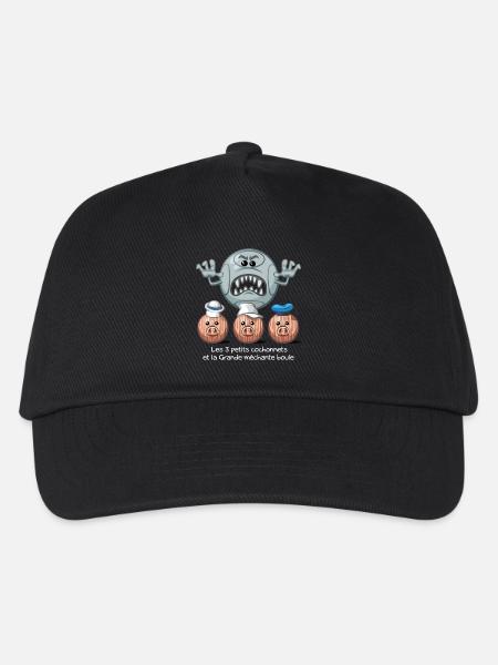Les 3 petits cochonnets - Kinder Basecap - Schwarz