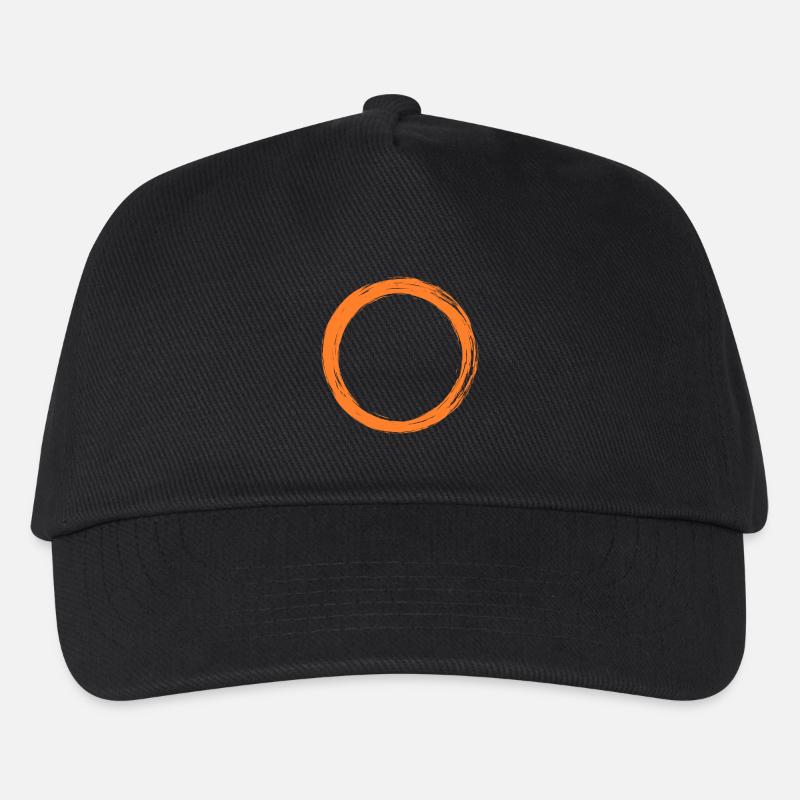 Kreis Symbol - Kinder Basecap - Schwarz