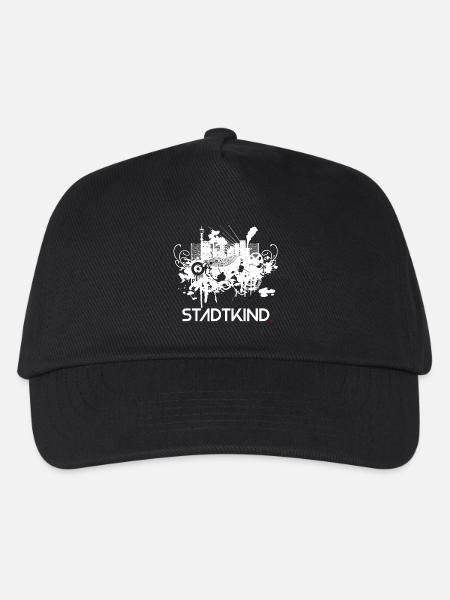 Stadtkind - Kinder Basecap - Schwarz