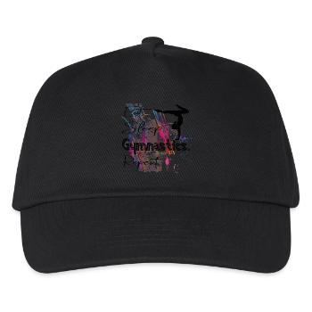 Eat Sleep Gymnastics Repeat Gymnastics Gymnastics - Kids’ Baseball Cap - black - Front