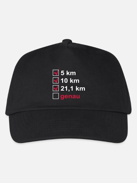 Marathon - Kinder Basecap - Schwarz