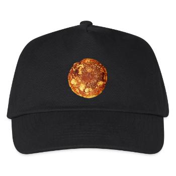 Pfannkuchen - Eierkuchen - Kinder Basecap - Schwarz - Vorne