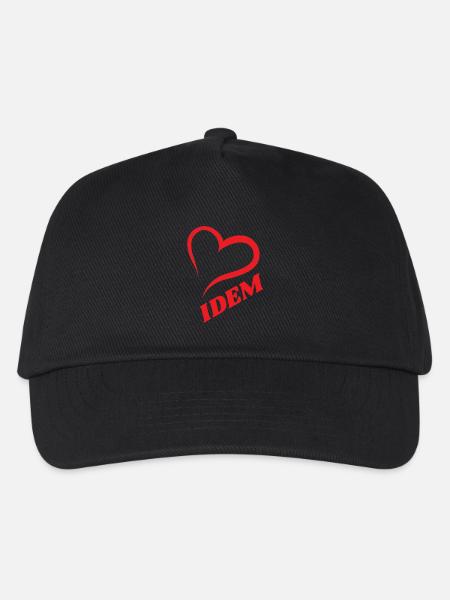 IDEM - Kinder Basecap - Schwarz