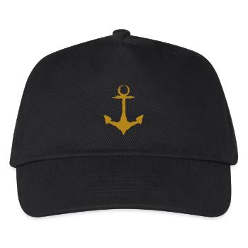 Anchor Gold - Kids’ Baseball Cap - black - Front