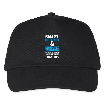 Technicien en informatique intelligent - Casquette de baseball Enfant - noir - Devant