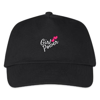 Girl power - Kids’ Baseball Cap - black - Front