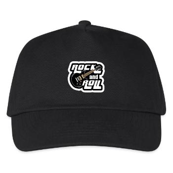 Rock'n'Roll-Musik, Musikstil, Musiker * - Kinder Basecap - Schwarz - Vorne