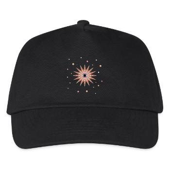 Œil mystique en étoile psychédélique - Casquette de baseball Enfant - noir - Devant