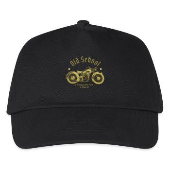 Old School Biker 1969 - Kinder Basecap - Schwarz - Vorne
