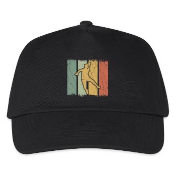 Handball bounce in colour blocks - Kids’ Baseball Cap - black - Front