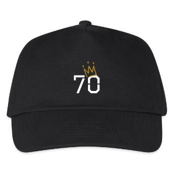 70th Birthday - Kids’ Baseball Cap - black - Front