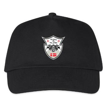 Dänemark Wikinger Design - Kinder Basecap - Schwarz - Vorne