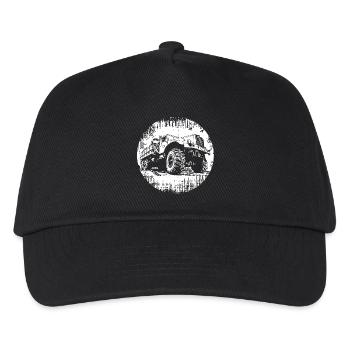 KRAZ LKW - Kinder Basecap - Schwarz - Vorne