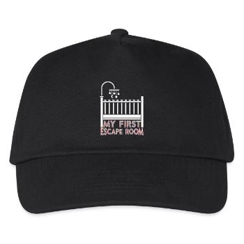 My First Escape Room - Kids’ Baseball Cap - black - Front
