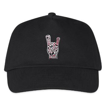 Punk rock punk punker grunge rock music heavy metal - Kids’ Baseball Cap - black - Front