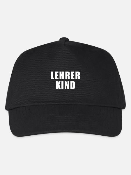 Lehrerkind - Kinder Basecap - Schwarz