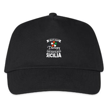 Sicily - Kids’ Baseball Cap - black - Front
