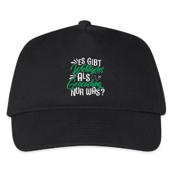 Geocaching Geocacher - Kinder Basecap - Schwarz - Vorne