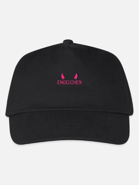 Engel Kostüm Karneval Geschenk - Kinder Basecap - Schwarz