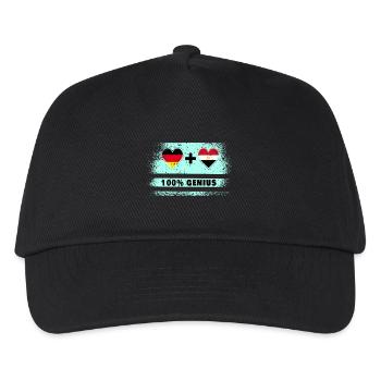 Allemagne et Egypte 100% génial / cadeau - Casquette de baseball Enfant - noir - Devant
