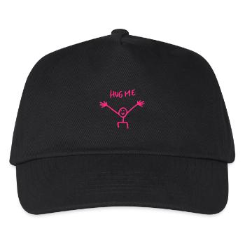 Hug Me Hug cadeau de bonhomme allumette - Casquette de baseball Enfant - noir - Devant