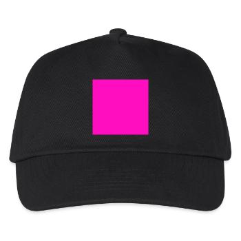 pinker Hintergrund Textur Vorlage personalisieren - Kinder Basecap - Schwarz - Vorne