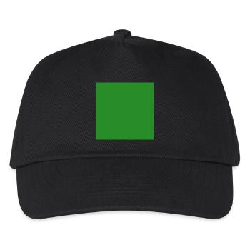 grüner Hintergrund Textur Vorlage personalisieren - Kinder Basecap - Schwarz - Vorne
