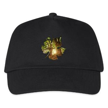 wald 24 im blatt - Casquette de baseball Enfant - noir - Devant