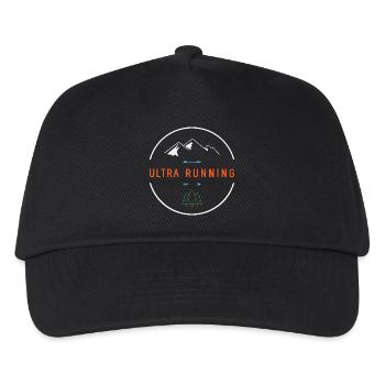 Ultra Running - Kids’ Baseball Cap - black - Front