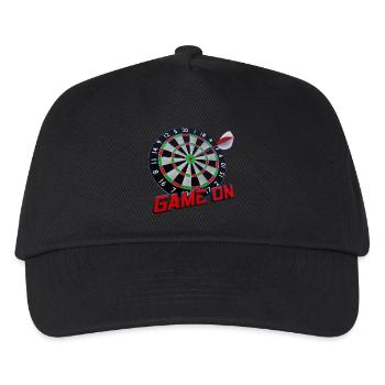 Dartboard - Bullseye - Game on - Kids’ Baseball Cap - black - Front
