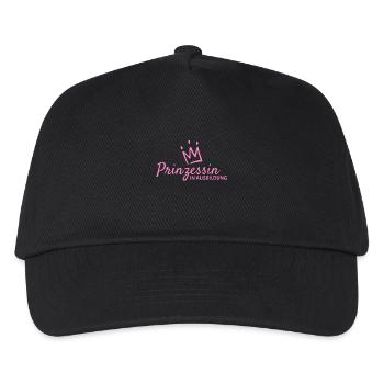 Prinzessin - Kinder Basecap - Schwarz - Vorne