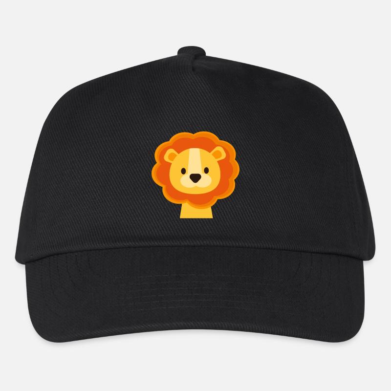 Baby Löwe - Kinder Basecap - Schwarz