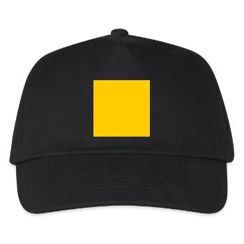 gelber Hintergrund Textur Vorlage personalisieren - Kinder Basecap - Schwarz - Vorne
