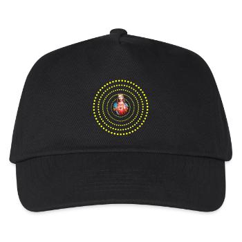 Jesus Christ halo Heart of Jesus Christ - Kids’ Baseball Cap - black - Front