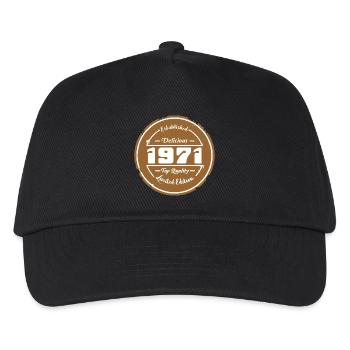 1971 Limited Edition delicious rund - Kinder Basecap - Schwarz - Vorne