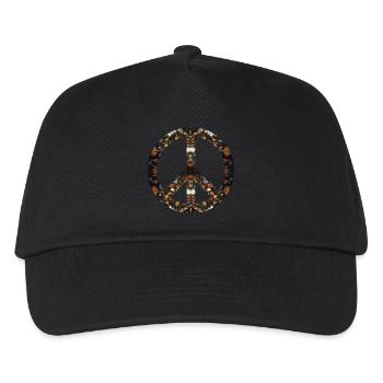 Peace sign peace movement peace symbol icon - Kids’ Baseball Cap - black - Front