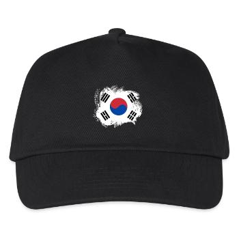 Drapeau de la Corée du Sud - Casquette de baseball Enfant - noir - Devant