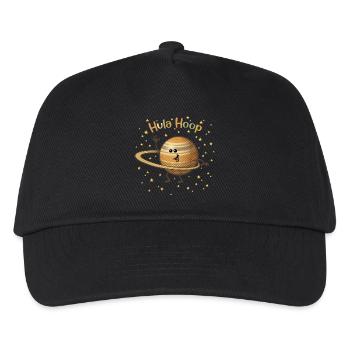 Saturne joue avec ses anneaux - Casquette de baseball Enfant - noir - Devant