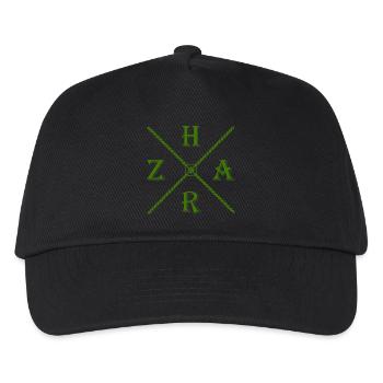 Harz Style - Kreuz Harz - Wir lieben den Harz - Kinder Basecap - Schwarz - Vorne