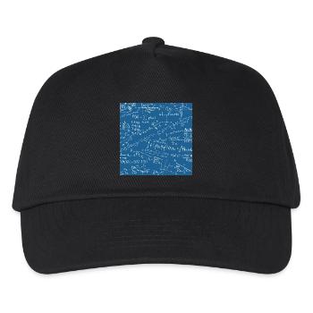 Math Equation Pattern, Quadratic Formula Math Gift - Kids’ Baseball Cap - black - Front